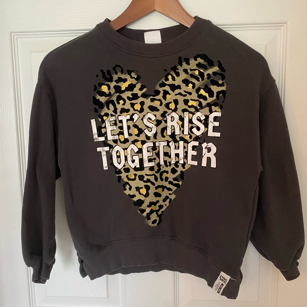 Zara girls sweatshirt